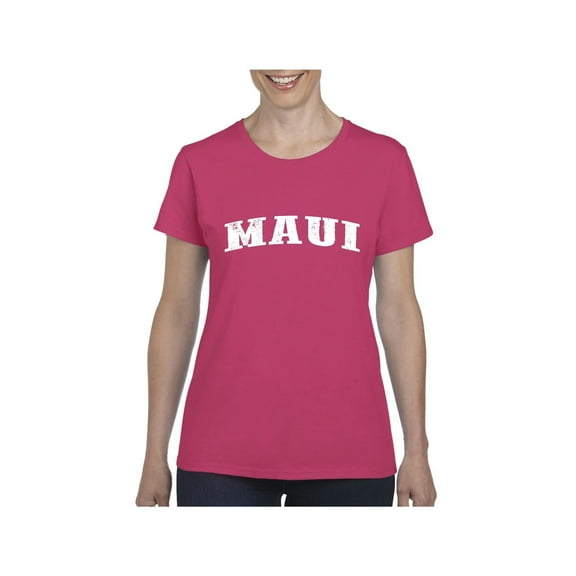 Women's T-Shirt Short Sleeve - Maui Hawaii