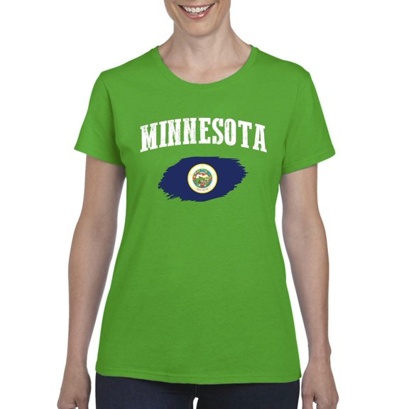 Women's T-Shirt Short Sleeve - Minnesota