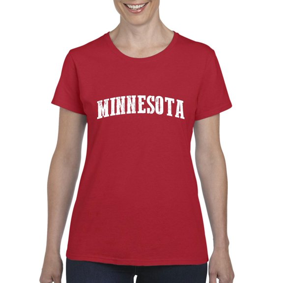 Women's T-Shirt Short Sleeve - Minnesota