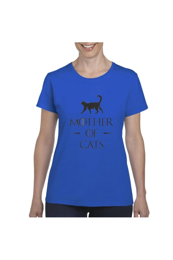 Women's T-Shirt Short Sleeve - Mother Of Cats