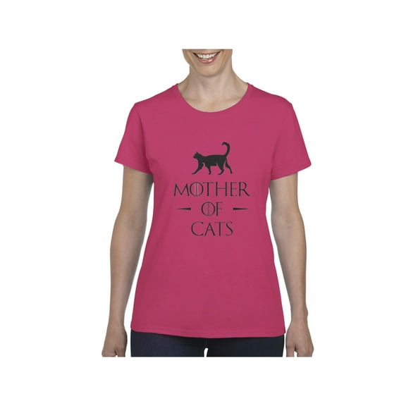 Women's T-Shirt Short Sleeve - Mother Of Cats