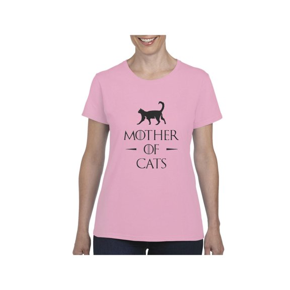Women's T-Shirt Short Sleeve - Mother Of Cats