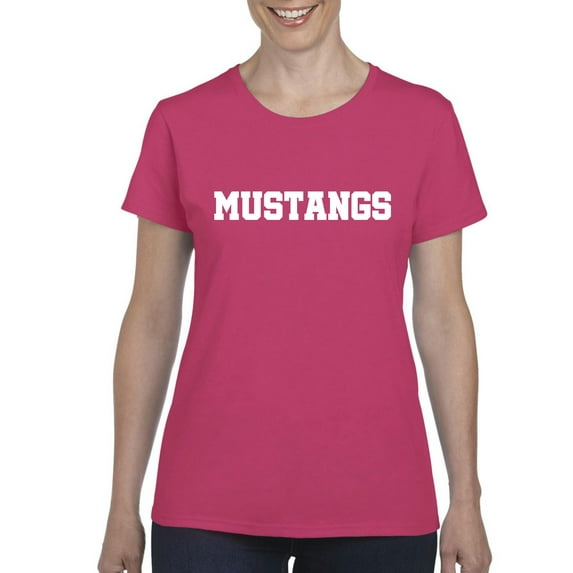 Women's T-Shirt Short Sleeve - Mustangs