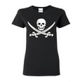 thumbnail image 1 of Women's T-Shirt Short Sleeve - Pirate Flag, 1 of 5