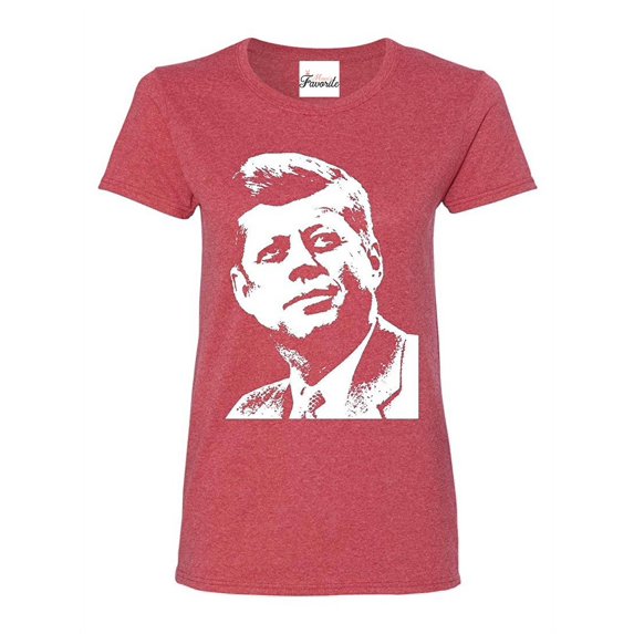 Women's T-Shirt Short Sleeve - President John F. Kennedy