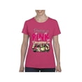 thumbnail image 1 of Women's T-Shirt Short Sleeve - Pretty in Pink Dangerous in Camo, 1 of 5
