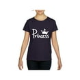 thumbnail image 1 of Women's T-Shirt Short Sleeve - Princess Crown, 1 of 5