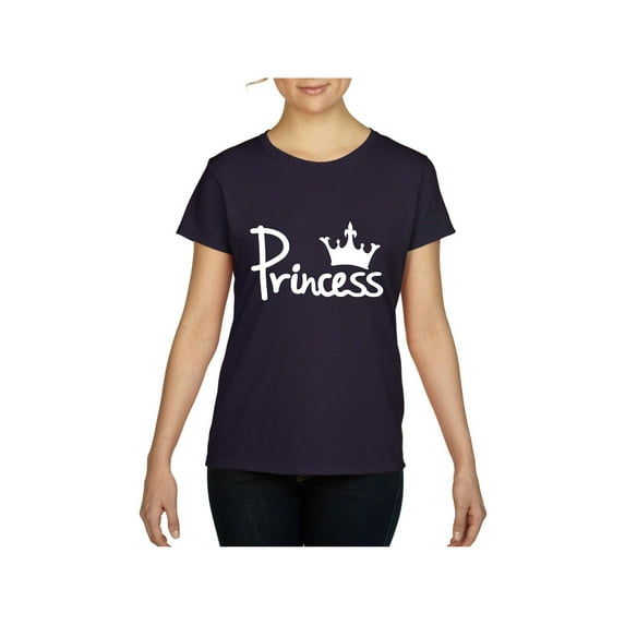 Women's T-Shirt Short Sleeve - Princess Crown