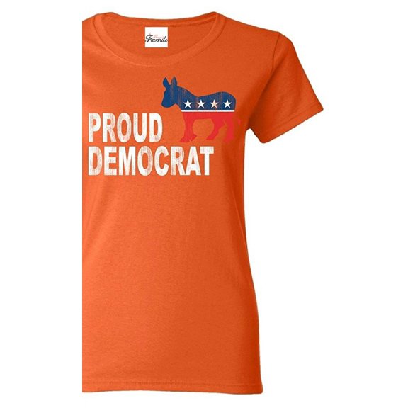 Women's T-Shirt Short Sleeve - Proud Democrat