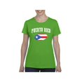 thumbnail image 1 of Women's T-Shirt Short Sleeve - Puerto Rico Flag, 1 of 5