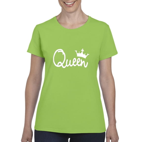 Women's T-Shirt Short Sleeve - Queen Crown