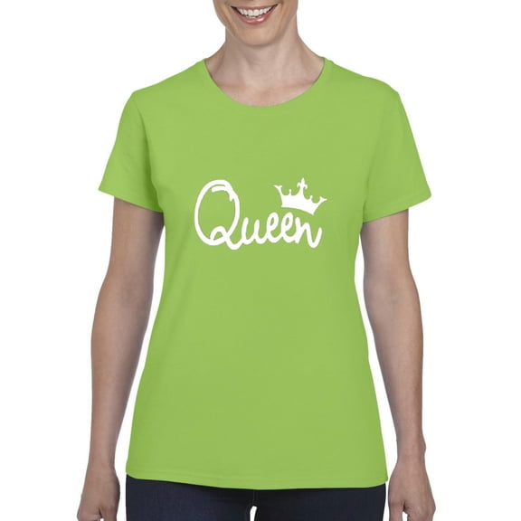 Women's T-Shirt Short Sleeve - Queen Crown