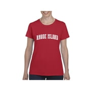 Womens T-Shirt Short Sleeve - Rhode Island