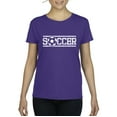 thumbnail image 1 of Women's T-Shirt Short Sleeve - Soccer With Ball, 1 of 5