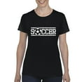 thumbnail image 1 of Women's T-Shirt Short Sleeve - Soccer With Ball, 1 of 5
