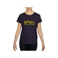 thumbnail image 1 of Women's T-Shirt Short Sleeve - Softball Play Hard or Go Home, 1 of 5