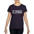 thumbnail image 1 of Women's T-Shirt Short Sleeve - Softball with Ball, 1 of 5