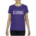 thumbnail image 1 of Women's T-Shirt Short Sleeve - Softball with Ball, 1 of 5