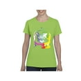 thumbnail image 1 of Women's T-Shirt Short Sleeve - Space Cat, 1 of 5