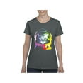 thumbnail image 1 of Women's T-Shirt Short Sleeve - Space Cat, 1 of 5