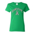 thumbnail image 1 of Women's T-Shirt Short Sleeve - Survive Pink Ribbon, 1 of 5