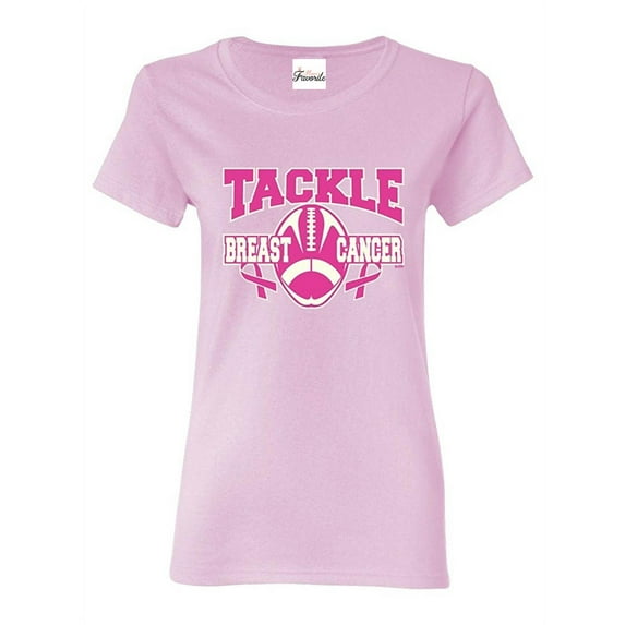 Women's T-Shirt Short Sleeve - Tackle Breast Cancer