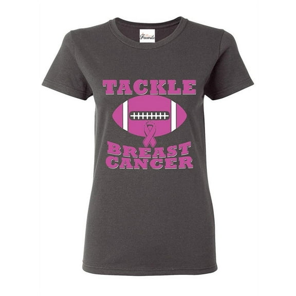 Women's T-Shirt Short Sleeve - Tackle Breast Cancer