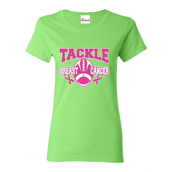 Women's T-Shirt Short Sleeve - Tackle Breast Cancer