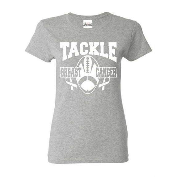 Women's T-Shirt Short Sleeve - Tackle Breast Cancer