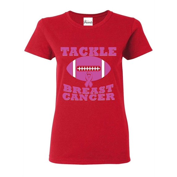 Women's T-Shirt Short Sleeve - Tackle Breast Cancer