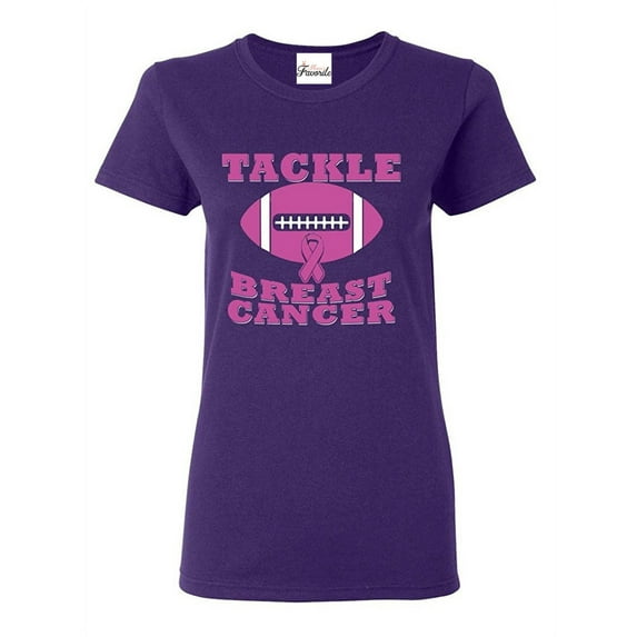 Women's T-Shirt Short Sleeve - Tackle Breast Cancer