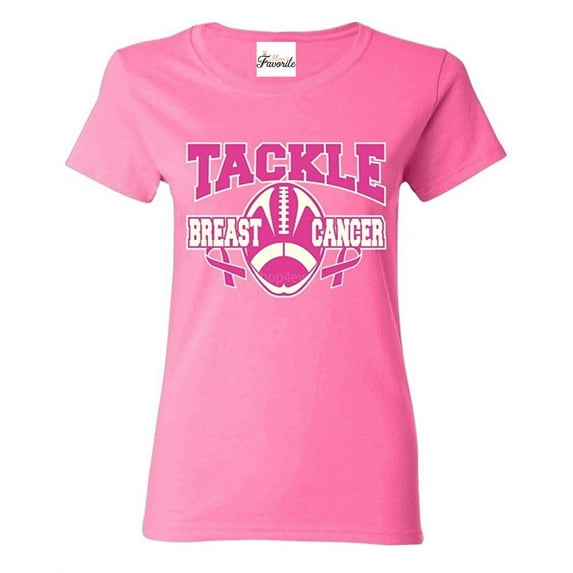 Women's T-Shirt Short Sleeve - Tackle Breast Cancer