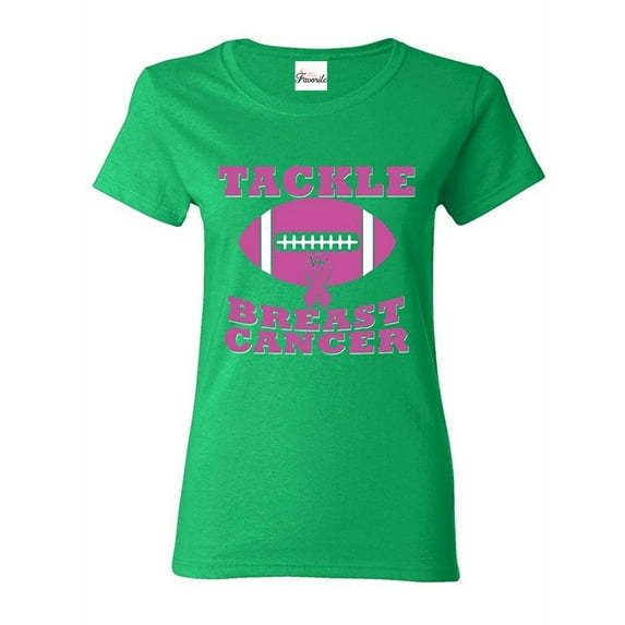 Women's T-Shirt Short Sleeve - Tackle Breast Cancer
