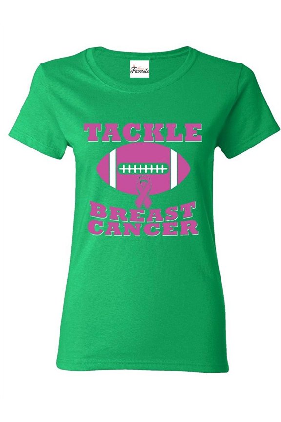 Women's T-Shirt Short Sleeve - Tackle Breast Cancer