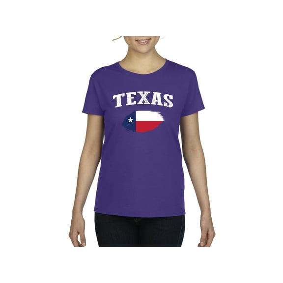 Women's T-Shirt Short Sleeve - Texas Flag
