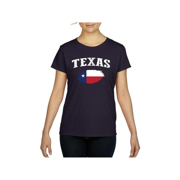 Women's T-Shirt Short Sleeve - Texas Flag