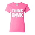 thumbnail image 1 of Women's T-Shirt Short Sleeve - Think Pink Cancer, 1 of 5