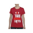 thumbnail image 1 of Women's T-Shirt Short Sleeve - This Nurse Lifts, 1 of 5