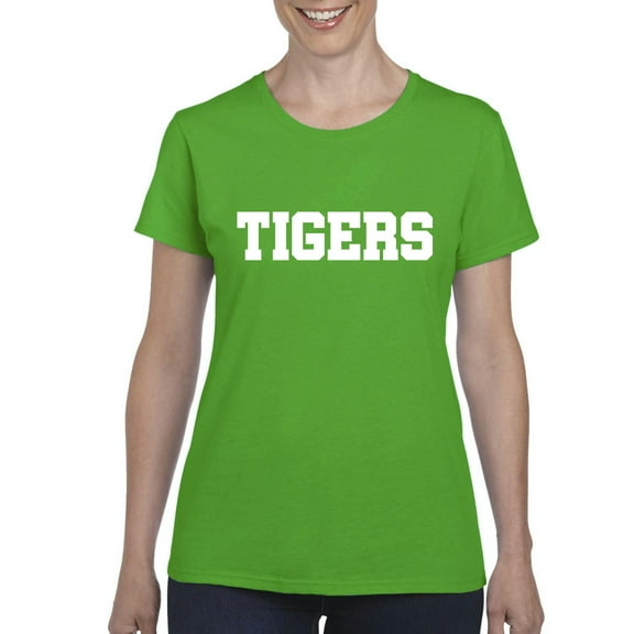 Women's T-Shirt Short Sleeve - Tigers