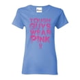 thumbnail image 1 of Women's T-Shirt Short Sleeve - Tough Guys Wear Pink Cancer, 1 of 5