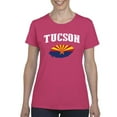 thumbnail image 1 of Women's T-Shirt Short Sleeve - Tucson Arizona Flag, 1 of 5