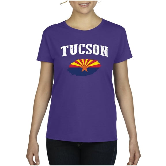 Women's T-Shirt Short Sleeve - Tucson Arizona Flag