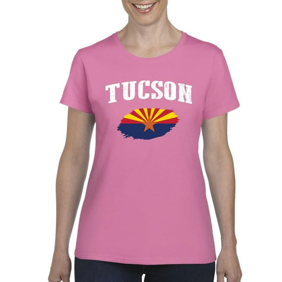 Women's T-Shirt Short Sleeve - Tucson Arizona Flag