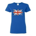 thumbnail image 1 of Women's T-Shirt Short Sleeve - Union Jack British Flag, 1 of 5