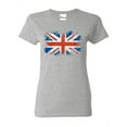 thumbnail image 1 of Women's T-Shirt Short Sleeve - Union Jack British Flag, 1 of 5