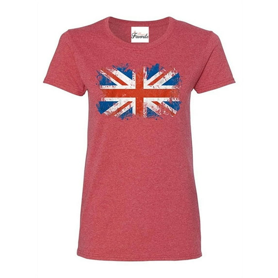 Women's T-Shirt Short Sleeve - Union Jack British Flag