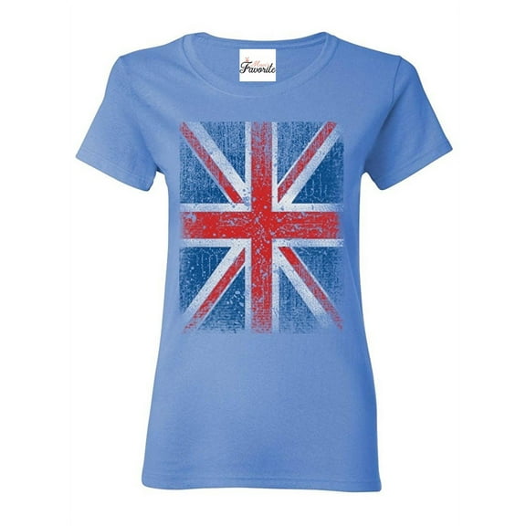 Women's T-Shirt Short Sleeve - Union Jack British Flag