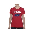 thumbnail image 1 of Women's T-Shirt Short Sleeve - Utah Flag, 1 of 5