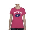 thumbnail image 1 of Women's T-Shirt Short Sleeve - Utah Flag, 1 of 5