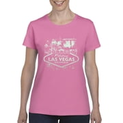 Womens T-Shirt Short Sleeve - Welcome to Las Vegas Nevada